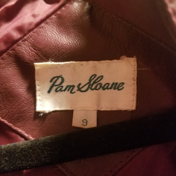 80s Ruffled Leather Jacket - Picture 2 of 3